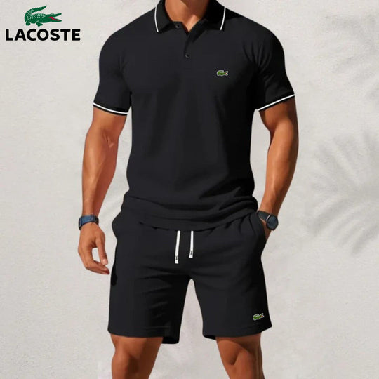 Sæt med poloshirt og shorts
