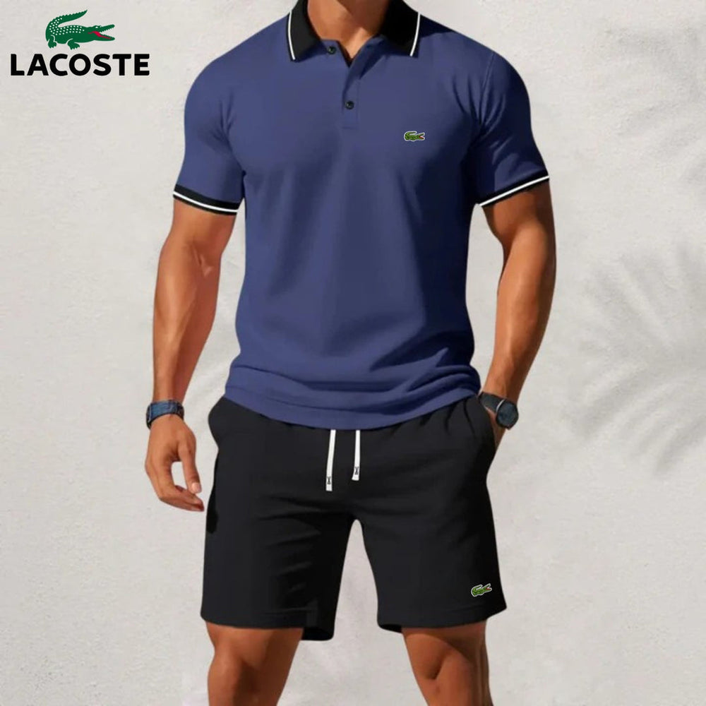 Sæt med poloshirt og shorts