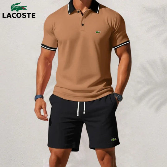 Sæt med poloshirt og shorts
