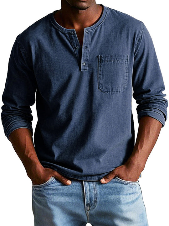 Harold™ | Vintage skjorte med lange ærmer
