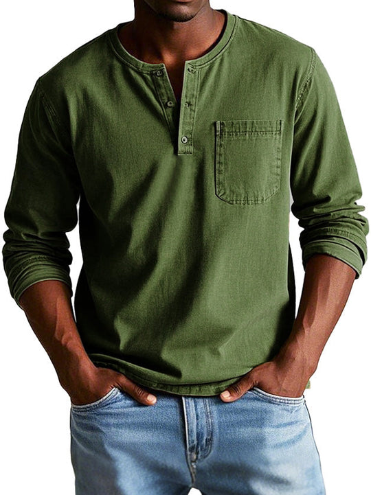Harold™ | Vintage skjorte med lange ærmer