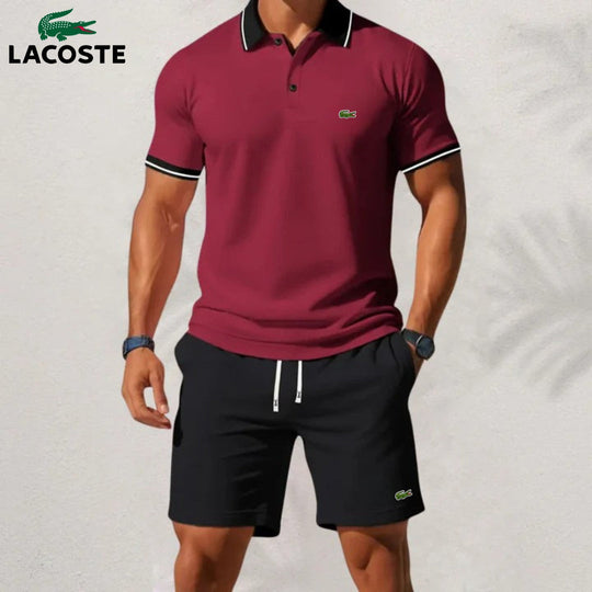 Sæt med poloshirt og shorts